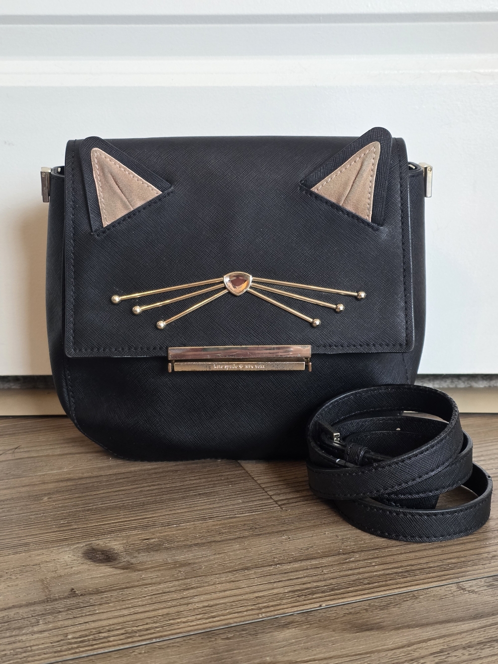 kate spade Black Cat Crossbody Bag